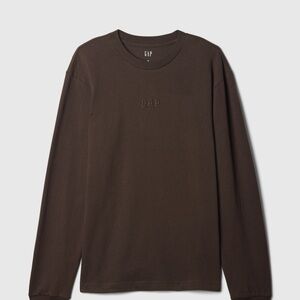 GAP Long Sleeve Heavyweight Logo T-Shirt